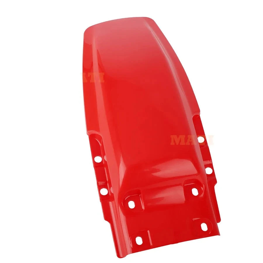 Red Rear Fender Mud Guard for 1985-2000 Honda XR80R, XR100R, XR80, XR100 - OEM: 80100-GN1-A10ZA, 80100-GN1-010ZB, 80100-GN1-760ZB Mati Powersports