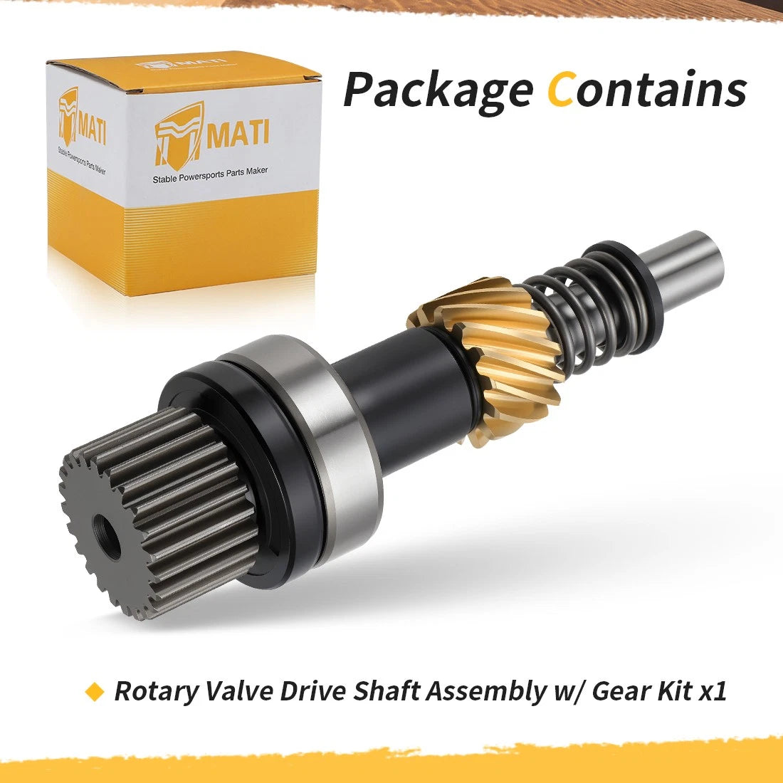 Rotary Valve Shaft Assembly Gear Bearing Seal For Sea Doo Sportster  Explorer Speedster GSI GTI GTS SP SPX SPI