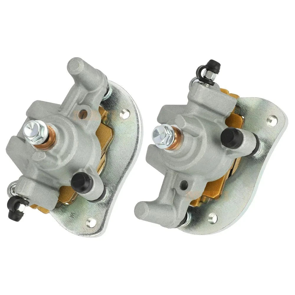 M MATI Rear Left & Right Brake Caliper with Pads for Yamaha ATV Grizzly YFM550 Grizzly YFM700 3B4-2580V-11-00