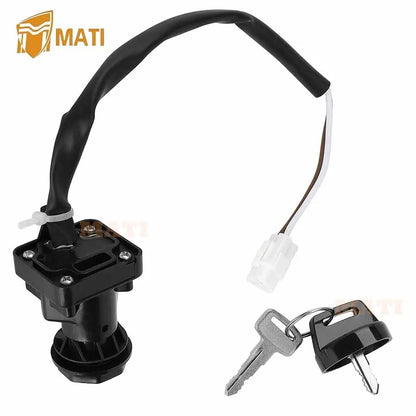 Ignition Key Switch for Kawasaki KFX450R KSF450 2008-2014 Prairie KVF300 KVF360 KVF400 Bayou 300 KLF300 OEM: 27005-1229