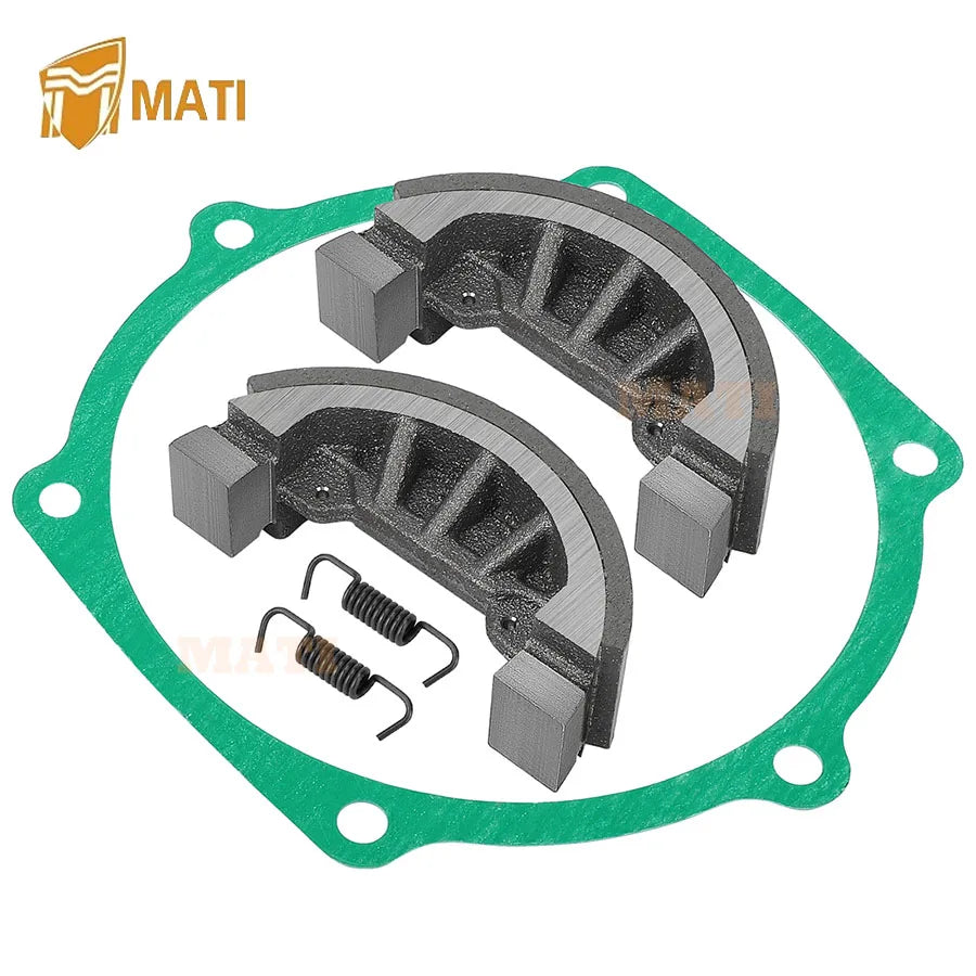 M MATI Brake Shoe Set Gasket Spring Kit for John Deere 750 770 790 Tractor OEM: M805735 CH15072 M803177 CH15073