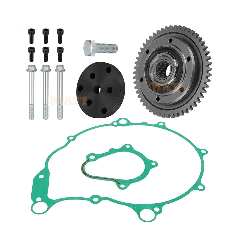 M MATI Starter Starting Clutch One Way Gear Bearing Gasket Flywheel Puller Kit  for 2001 2002 2003 Yamaha Raptor 660 YFM660R