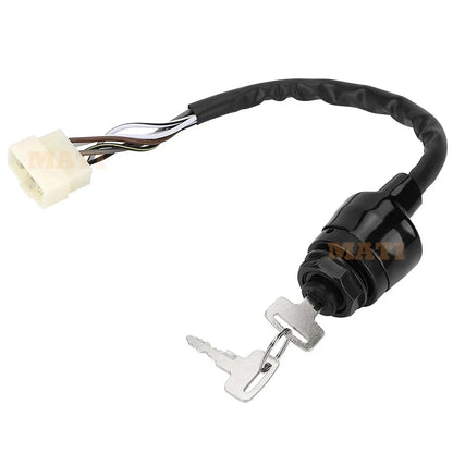 Ignition Key Switch 6Wires for Kawasaki Mule 2010 2020 2030 2500 2510 2520 500 520 550 1990-2004 Mule SX 2017-2023 Mule 4000