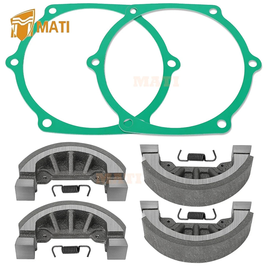 2SET Brake Shoe Set Gasket Spring Kit for John Deere Tractor 750 770 790 OEM: M805735 CH15072 M803177 CH15073