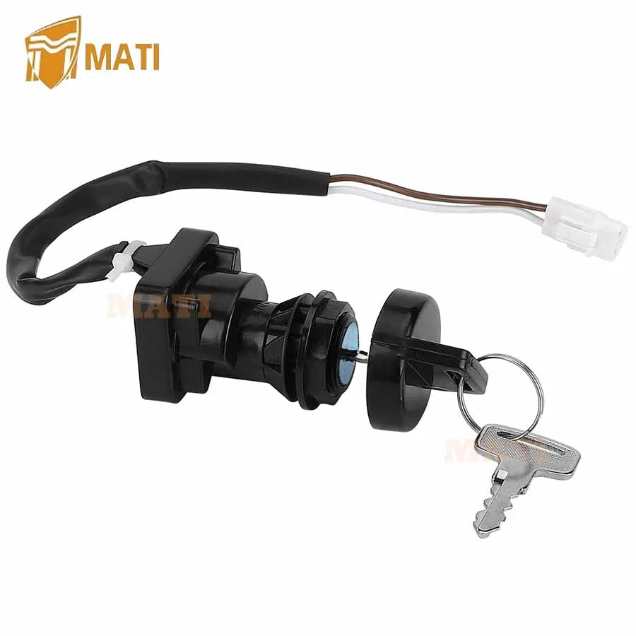 Ignition Key Switch for Kawasaki KFX450R KSF450 2008-2014 Prairie KVF300 KVF360 KVF400 Bayou 300 KLF300 OEM: 27005-1229