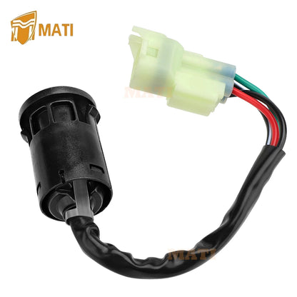 M MATI Ignition Key Switch for Kawasaki KFX50 KFX90 KFX 50 KFX 90 2007-2023 OEM: 27005-Y002 27005-Y001