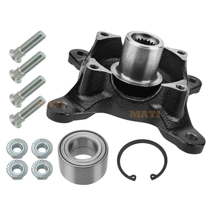 Front Wheel Hub & Bearing & Studs for Polaris Ranger 500 570 2017-2024 Ranger EV 2017-2022 PRO-XD-Mid-Size 3514342 7518378