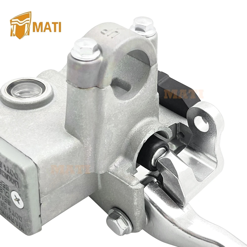 M MATI Left Hand Rear Brake Master Cylinder for Yamaha Grizzly YFM700 Grizzly YFM550 Grey 2UD-F583V-00-00 3B4-2583V-11-00