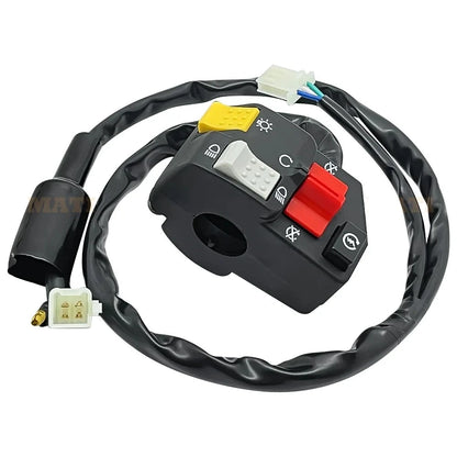 Control Switch Start Kill Stop Headlight Button for Honda TRX125 1987-1988 OEM: 35200-HC3-003, 35200-HC3-013