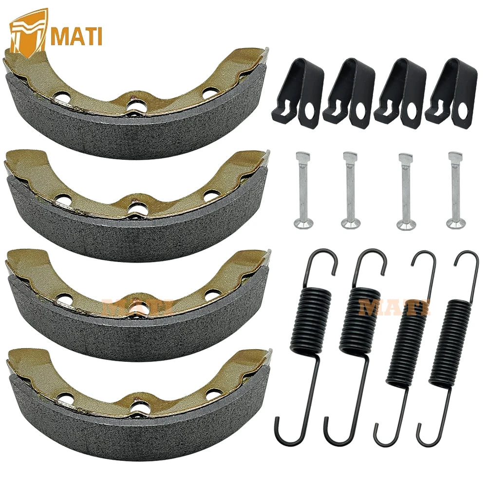 Golf Cart Brake Shoe Kit w/ Springs & Pins [Gas & Electric] Club Car, Yamaha G1-G11, EZ-GO OEM: 1018232-01