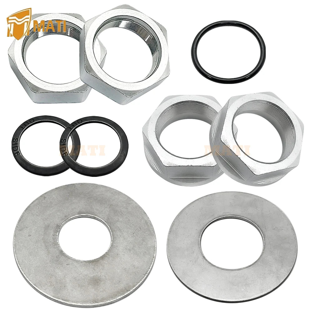 Axle Nut, Washer, and Seal for Honda Rancher 420 TRX420 2007-2013 OEM: 90307-HM5-930, 90308-HM5-930, 90481-HC4-000