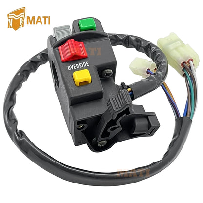 M MATI Left Handlebar Switch For Kawasaki Brute Force 300 KVF300 2012-2022 OEM: 46091-Y002