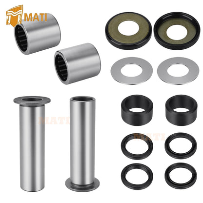 Rear Swingarm Swing Arm Bearing Seal Bushing Rebuild Repair Kit for Arctic Cat DVX 400 DVX400 2004-2008 OEM: 3406-133 3406-053