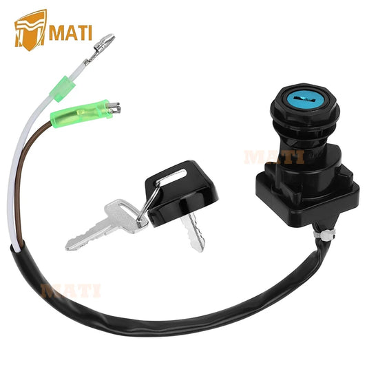 Ignition Key Switch for Kawasaki Bayou 300 400 Lakota 300 1988-2003 Prairie 400 1997-1998 Prairie 300 1999 27005-1201 27005-1159 Default Title