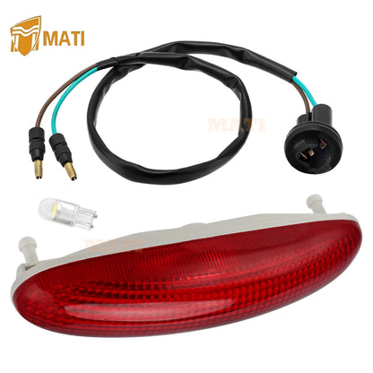 M MATI Tail light Taillight Lens & Socket & Bulb LED Assy for Honda TRX300EX TRX400EX TRX250X TRX250R TRX125 OEM:33710-HB9-771