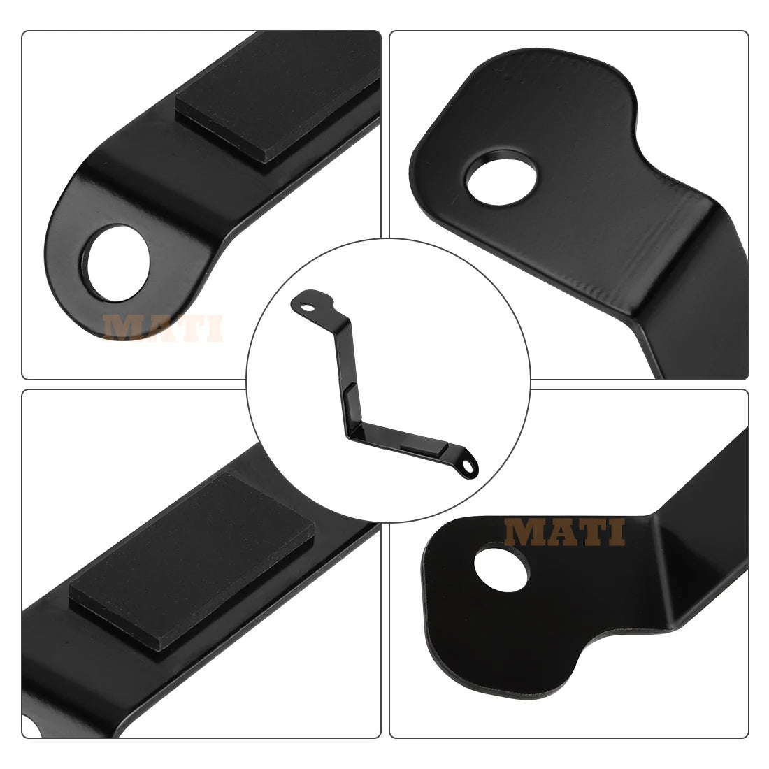 M MATI Battery Band Retainer Holder Strap for Honda TRX250EX 2001-2008 TRX250X 2009-2023 OEM: 50326-HN6-000