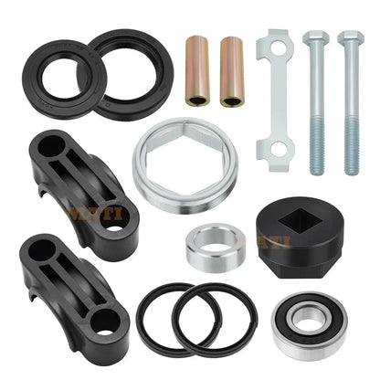 Steering Stem Bushing Bearing Seal Holder Nut & Tool Kit for Yamaha Banshee Grizzly Raptor Big Bear Warrior Wolverine YFZ450 MPN：2GU-23872-00-00