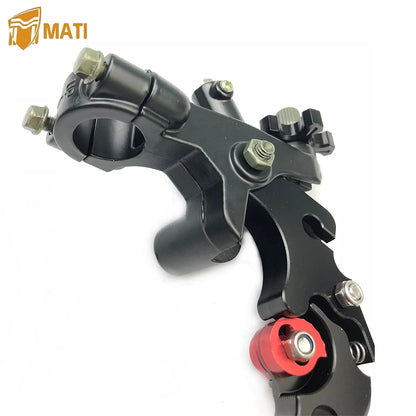 A Pair Universal Motorcycle Brake Master Cylinder 7/8" 22mm Clutch Reservoir Levers for Scooter Sport Dirt Bike