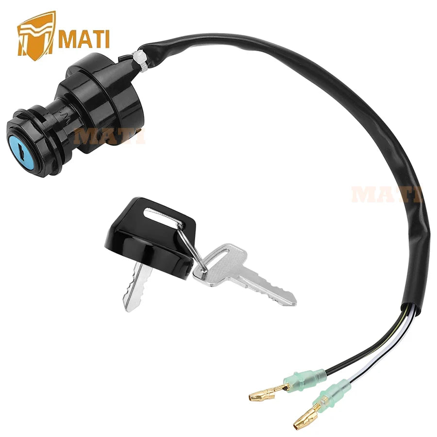 Ignition Key Switch for Kawasaki Mojave 250 1987-2003 Tecate 250 Mojave 110 1987-1988 KLT185 1986-1987 Bayou 300 1987 27005-1119