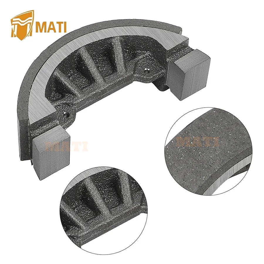 M MATI Brake Shoe Set Gasket Spring Kit for John Deere 750 770 790 Tractor OEM: M805735 CH15072 M803177 CH15073