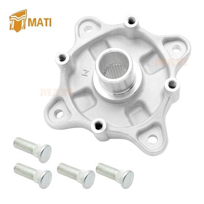 Rear Wheel Hub & Studs for Polaris Ranger 400 500 570 700 800 Diesel 900 ETX EV TM 650 RZR 570 800 LSV 5135113 7518378