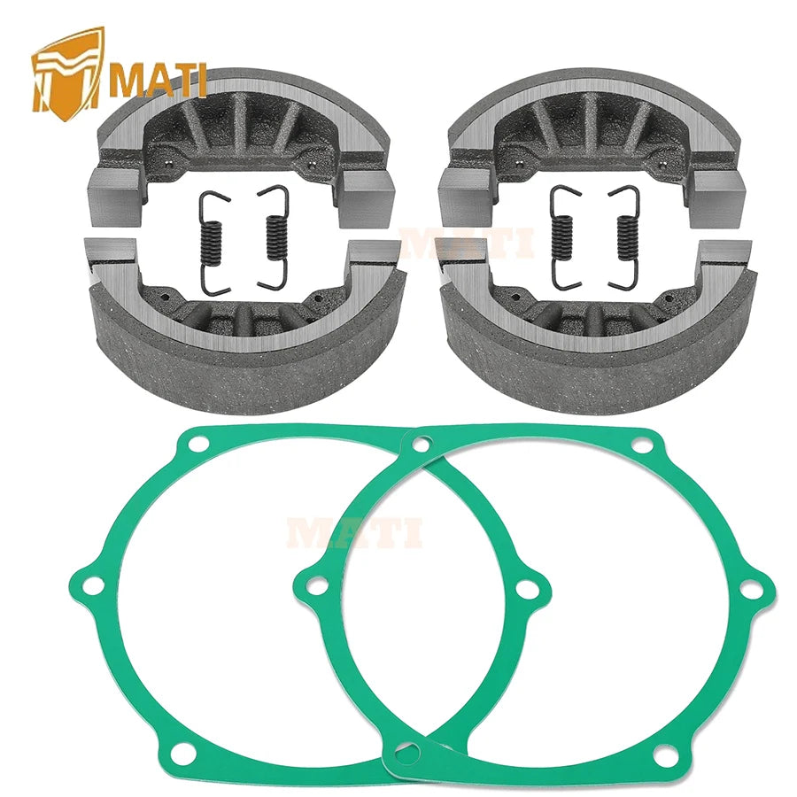 2SET Brake Shoe Set Gasket Spring Kit for John Deere Tractor 750 770 790 OEM: M805735 CH15072 M803177 CH15073