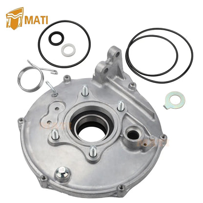 M MATI Rear Brake Backing Plate with Bearing Seals Kit for Honda Rancher TRX420FE/FM/FPE/FPM/TE/TM 43010-HP5-600 91057-HA8-004 91057-HA0-681