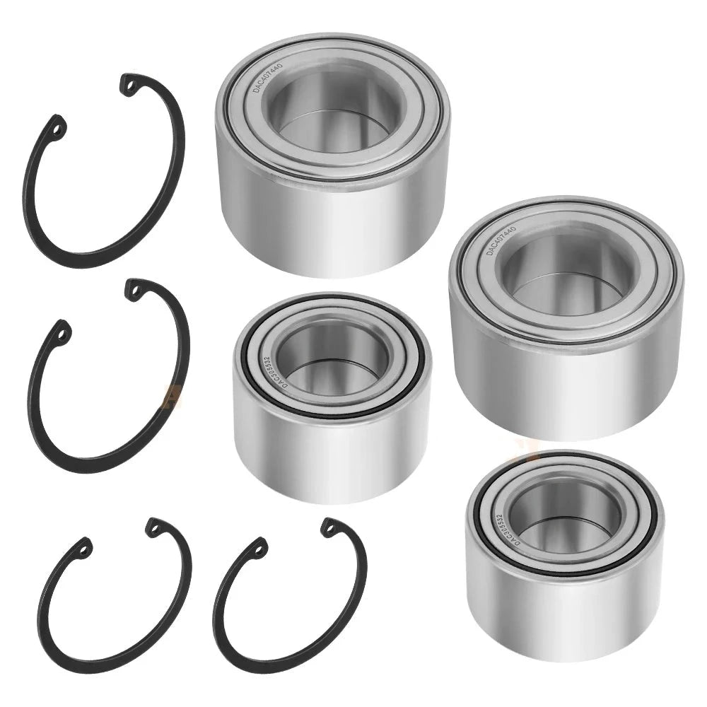 Front & Rear Heavy Duty Wheel Bearing Kit for Arctic Cat Wildcat 4X/X 2018-2019 HDX-700-International 2017 1402-809 1402-027