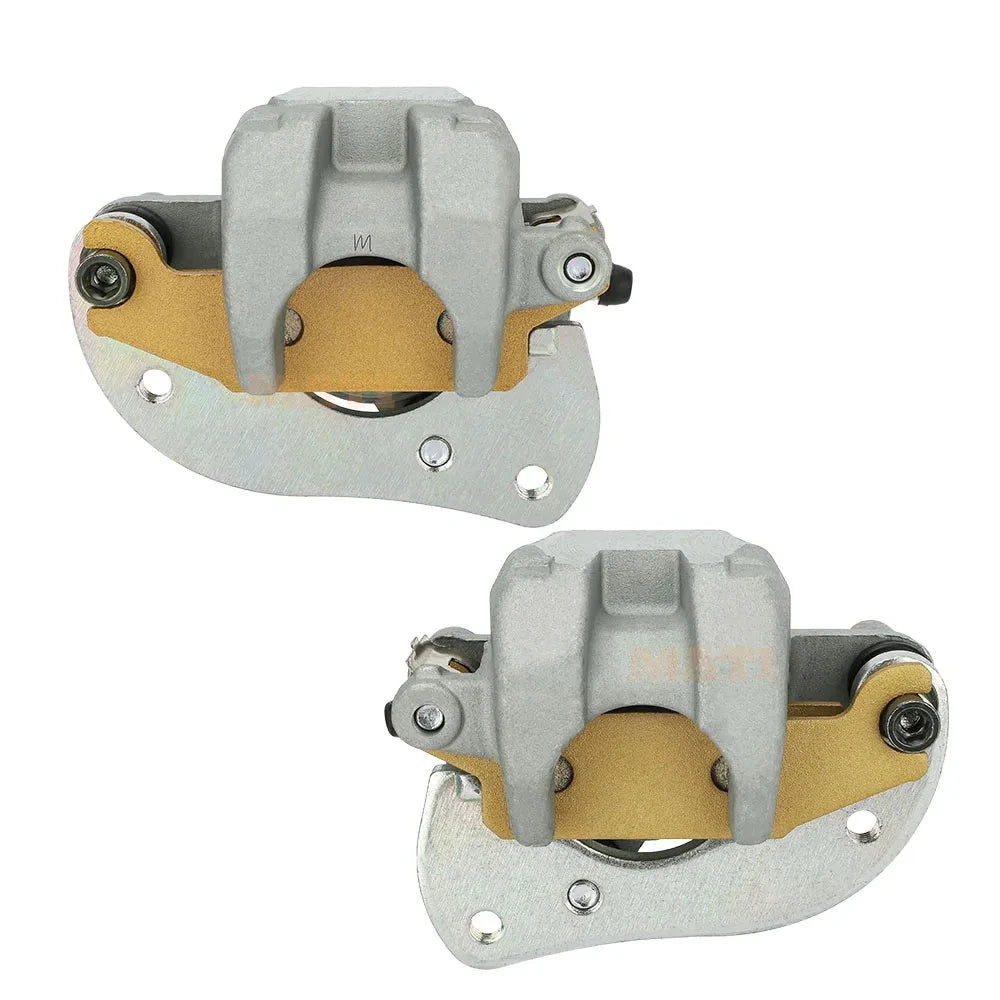 M MATI Rear Left & Right Brake Caliper with Pads for Yamaha ATV Grizzly YFM550 Grizzly YFM700 3B4-2580V-11-00