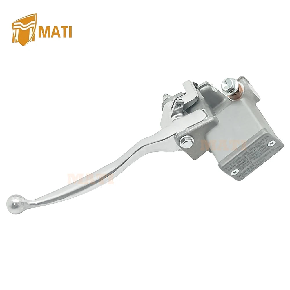 M MATI Left Hand Rear Brake Master Cylinder for Yamaha Grizzly YFM700 Grizzly YFM550 Grey 2UD-F583V-00-00 3B4-2583V-11-00