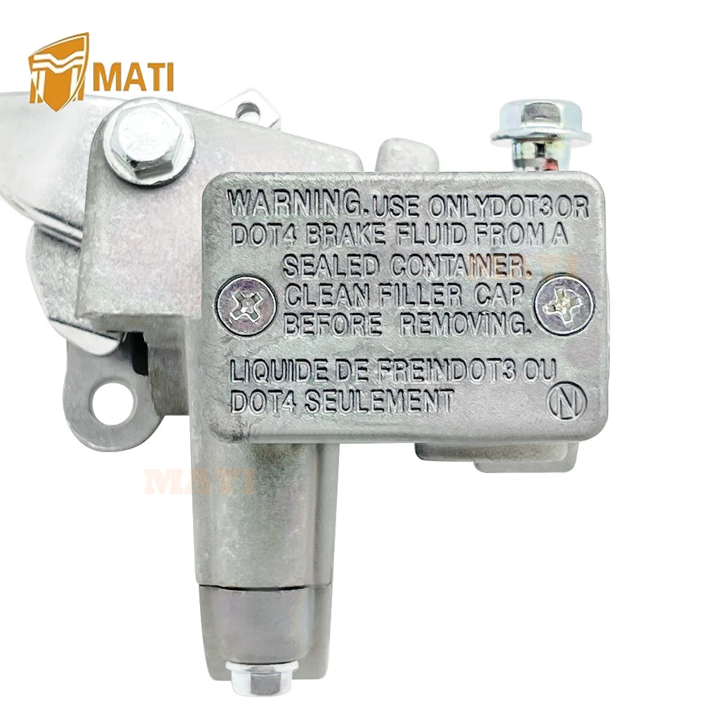 M MATI Left Hand Rear Brake Master Cylinder for Yamaha Grizzly YFM700 Grizzly YFM550 Grey 2UD-F583V-00-00 3B4-2583V-11-00