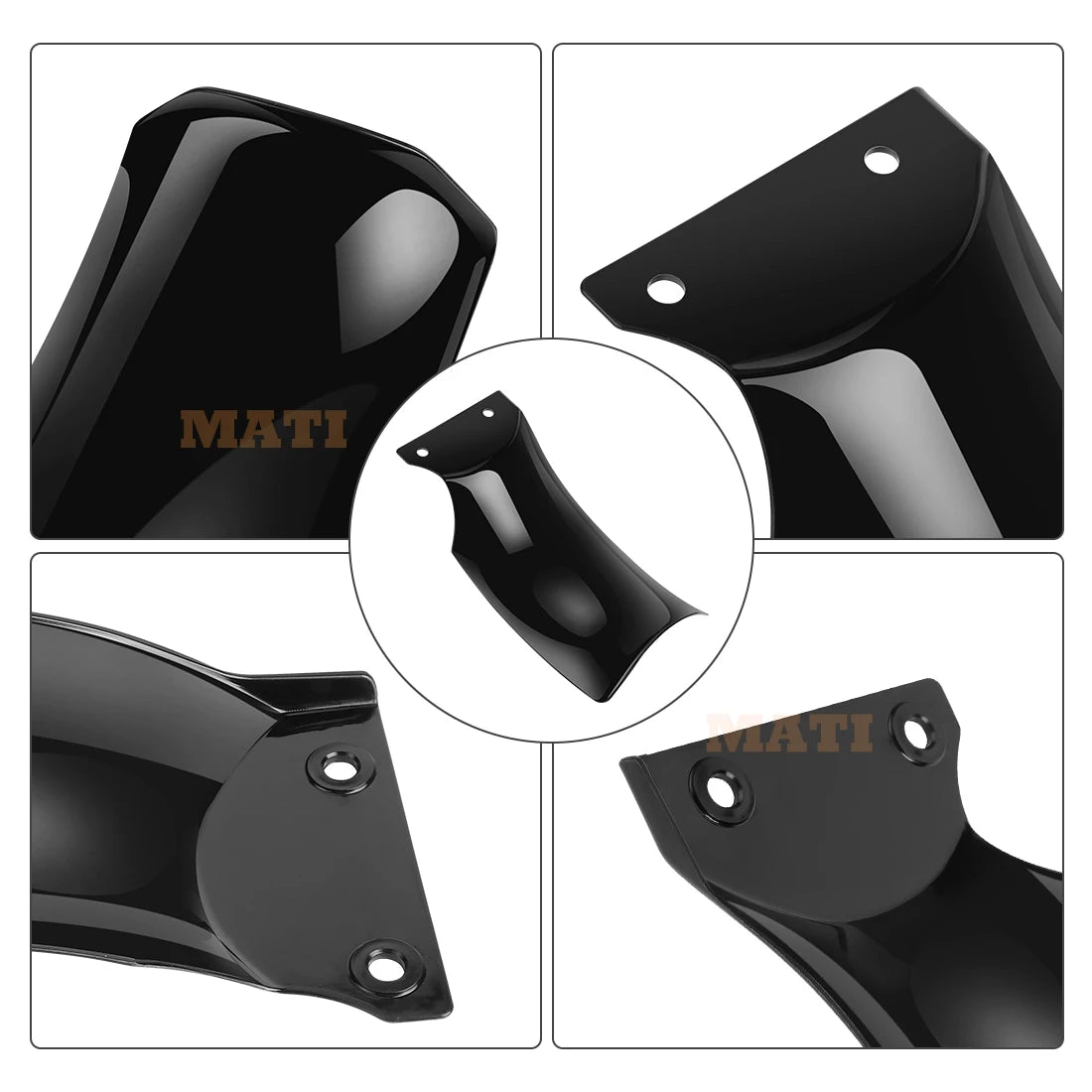 M MATI Mud Flaps Splash Guards Air Cleaner Housing for Honda XR350R 1985 XR600R 85-00 XR650L 1993-2023 OEM: 17245-MN1-670