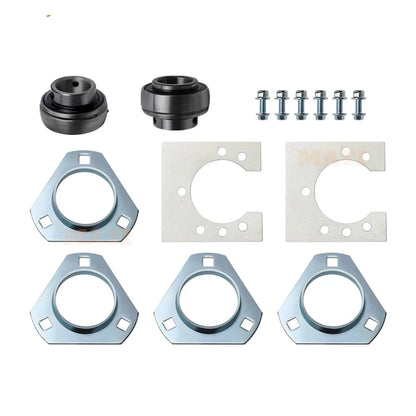 Go-Kart Rear Live Axle Bearing Kit 3-Hole for Go Karts Mini Bikes Trikes Off Road ATV Warranty 1 year