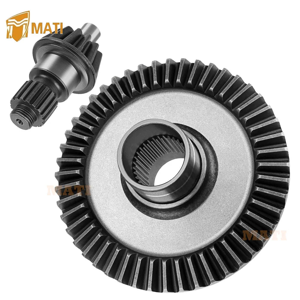 M MATI Rear Differential Final Drive Pinion&Ring Gear Set for Honda Recon 250 TRX250EX TRX250X TRX250 1997-2023 OEM:41431-HM8-000