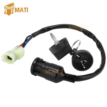 4 wires 2 Positipn Ignition Key Switch On/Off Switch for Can Am DS 70 2008-2023 DS 90 2008-2023