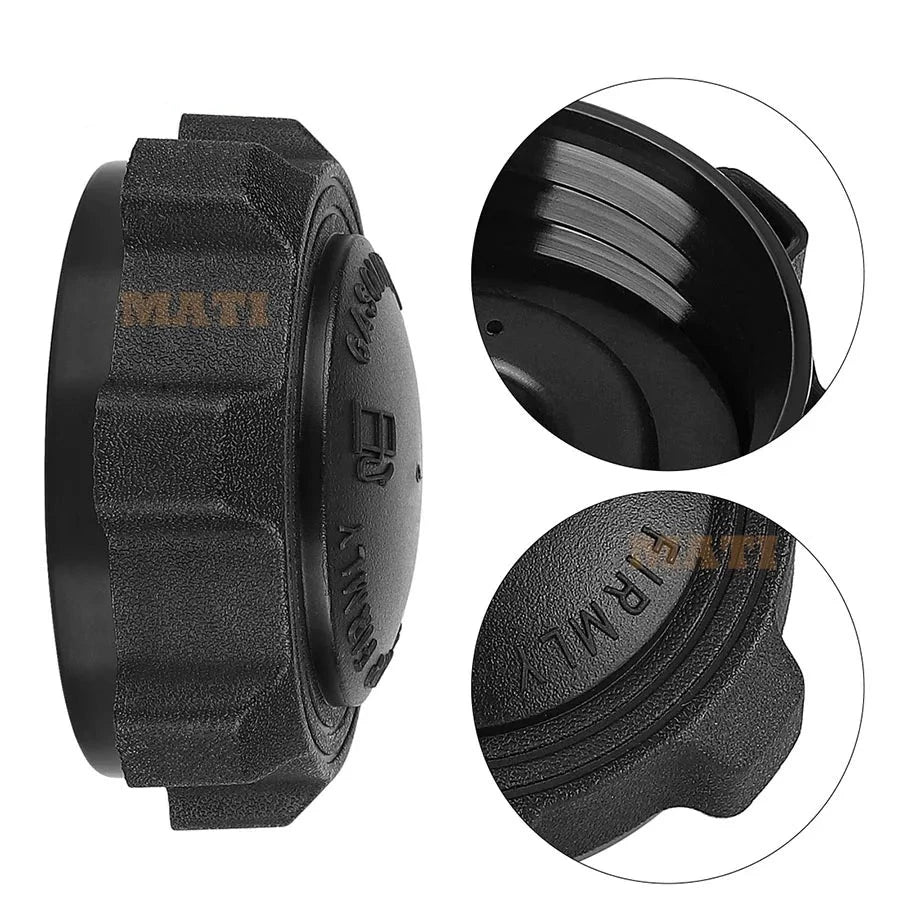 M MATI 2PCS Fuel Cap Gas Cap fit for Club Car Carryall-294 XRT1500 Ariens Mini-Zoom Sport-Zoom EZR HVZ John Deere STX SRX MTD Riders