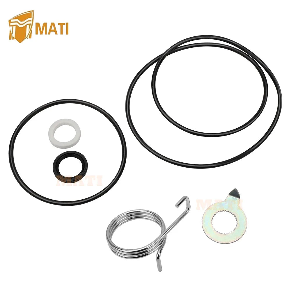 M MATI Rear Brake Backing Plate with Bearing Seals Kit for Honda Rancher TRX420FE/FM/FPE/FPM/TE/TM 43010-HP5-600 91057-HA8-004 91057-HA0-681