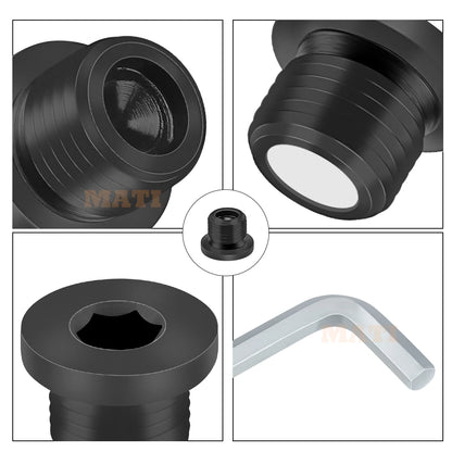 Front Differential Oil Fill & Drain Plug Kit & Tool for Polaris ATV UTV RZR Sportsman Ranger General 2203738 2203739