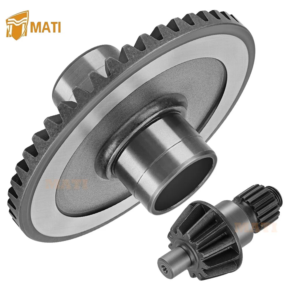 M MATI Rear Differential Final Drive Pinion&Ring Gear Set for Honda Recon 250 TRX250EX TRX250X TRX250 1997-2023 OEM:41431-HM8-000