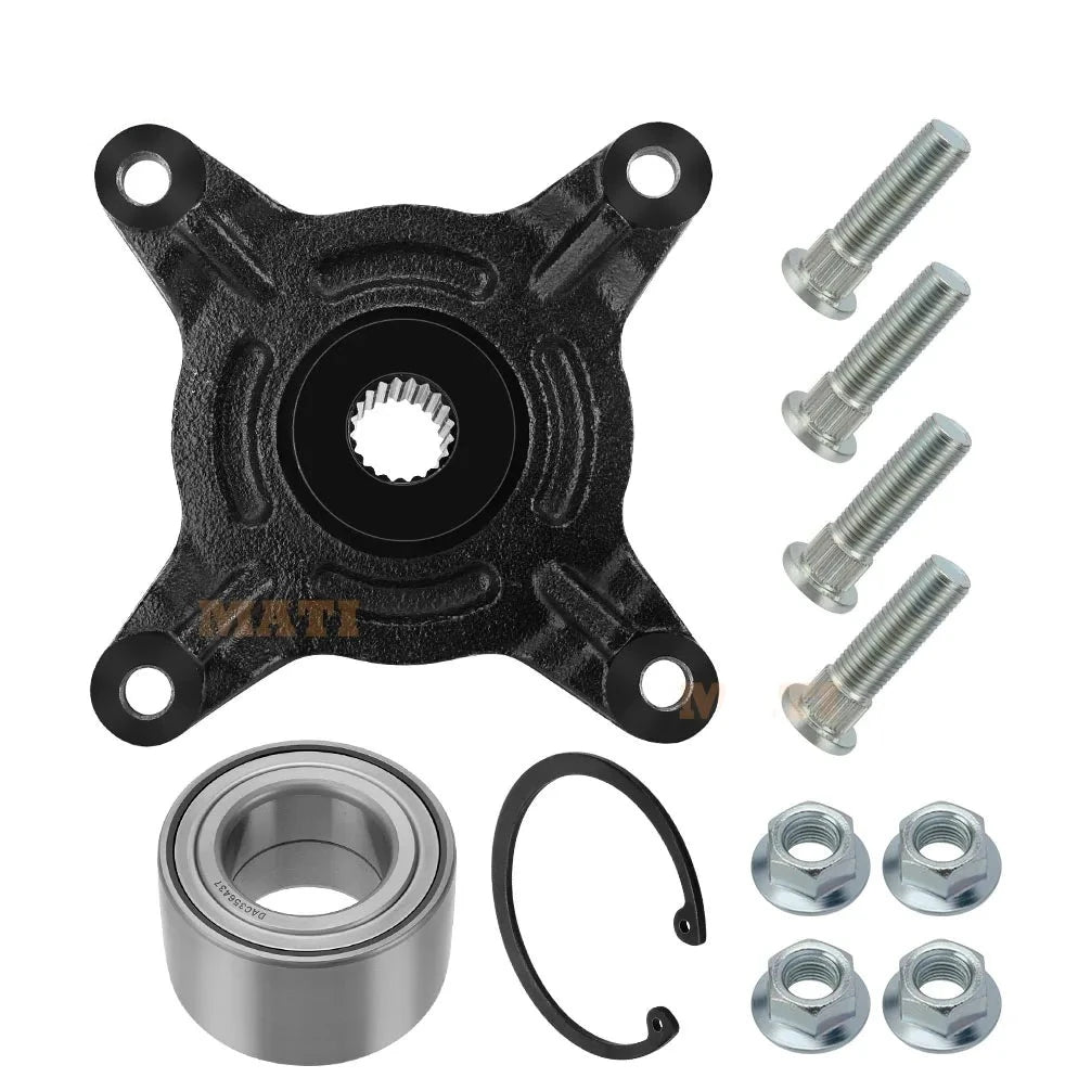 Front Wheel Hub & Bearing & Studs for Polaris Ranger 500 570 2017-2024 Ranger EV 2017-2022 PRO-XD-Mid-Size 3514342 7518378 Default Title