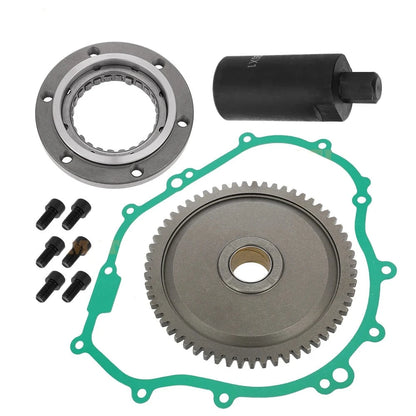 M MATI Starter Starting Clutch One Way Assy Gear Bearing Gasket Flywheel Puller Screw Kit for Yamaha Grizzly Wolverine YFM350 5UH-15517-00-00 5KM-15590-00-00 Default Title