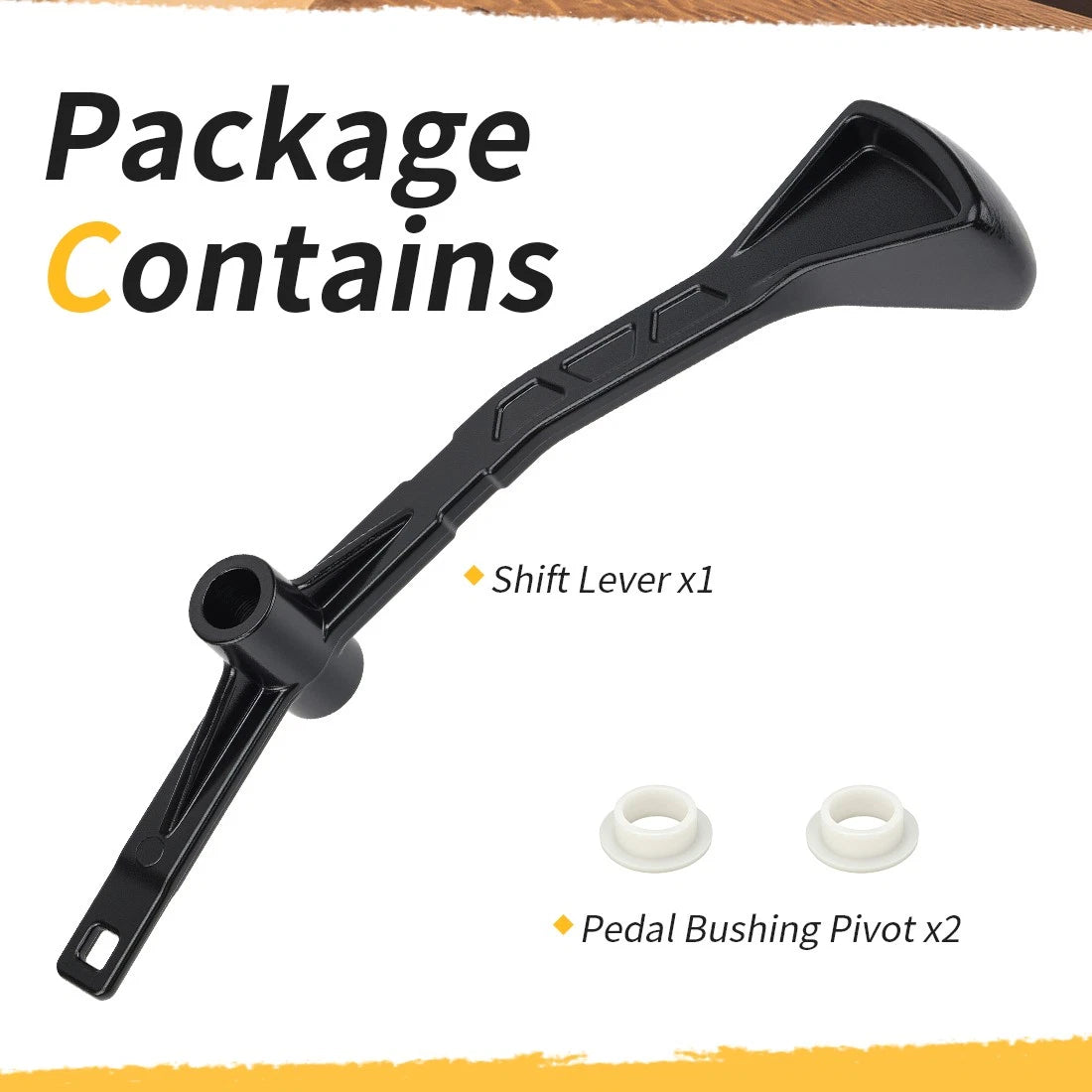 Shift Lever w/ Pedal Bushing Pivot For Polaris General 1000 4/XP/ XP 4 5633455-458