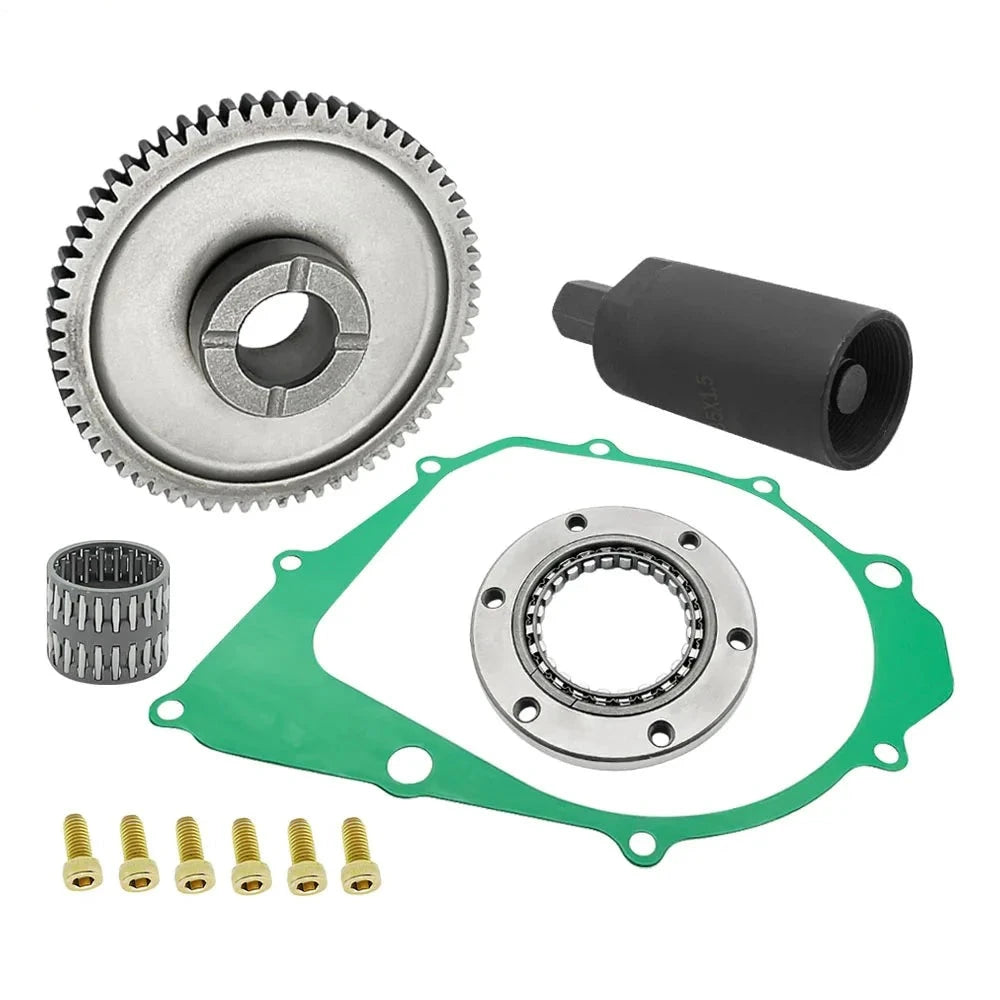 Starter Clutch Kit For Yamaha Warrior/Raptor/Big Bear/Kodiak (350/400) Replaces OEM - 90149-08031-00 3GD-15451-00-00 1UY-15517-00-00 Mati Powersports