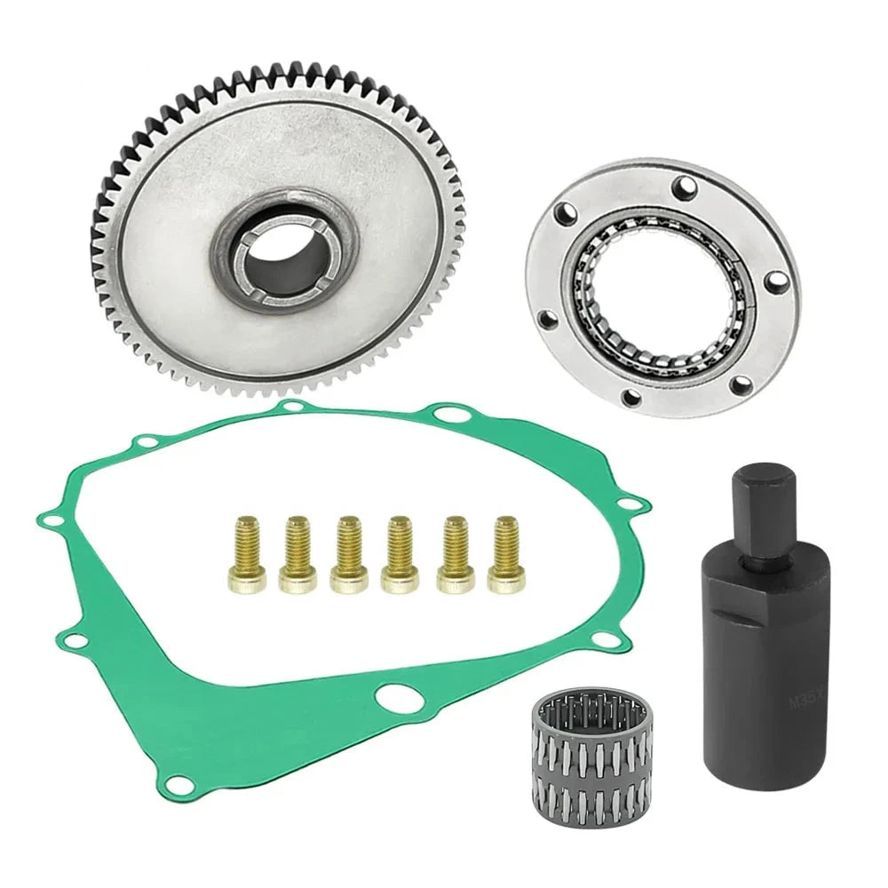 Starter Clutch Kit For Yamaha Warrior/Raptor/Big Bear/Kodiak (350/400) Replaces OEM - 90149-08031-00 3GD-15451-00-00 1UY-15517-00-00 Mati Powersports