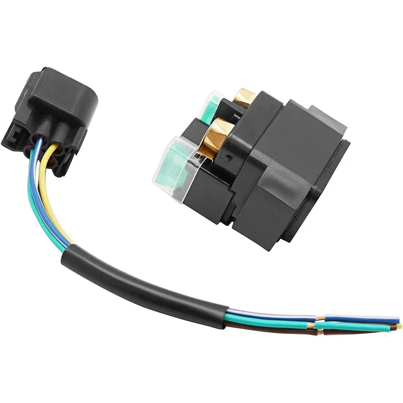 Starter Solenoid Relay & Plug for Yamaha Raptor 125 250 700 700R YFM 125/250/450/700 Kodiak 450 5UG-81940-00-00