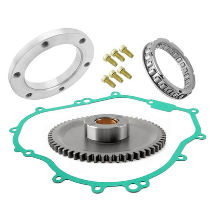 Starter Starting Clutch One Way Gear Bearing Gasket for Yamaha Grizzly 350, Bruin 350, Wolverine 350 MPN: 5UH-15517-00-00 Mati Powersports