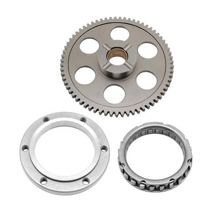 Starter Starting Clutch One Way Gear Bearing Gasket for Yamaha Grizzly Kodiak Rhino Wolverine 400 450 MPN: 5KM-15590-00-00 Mati Powersports