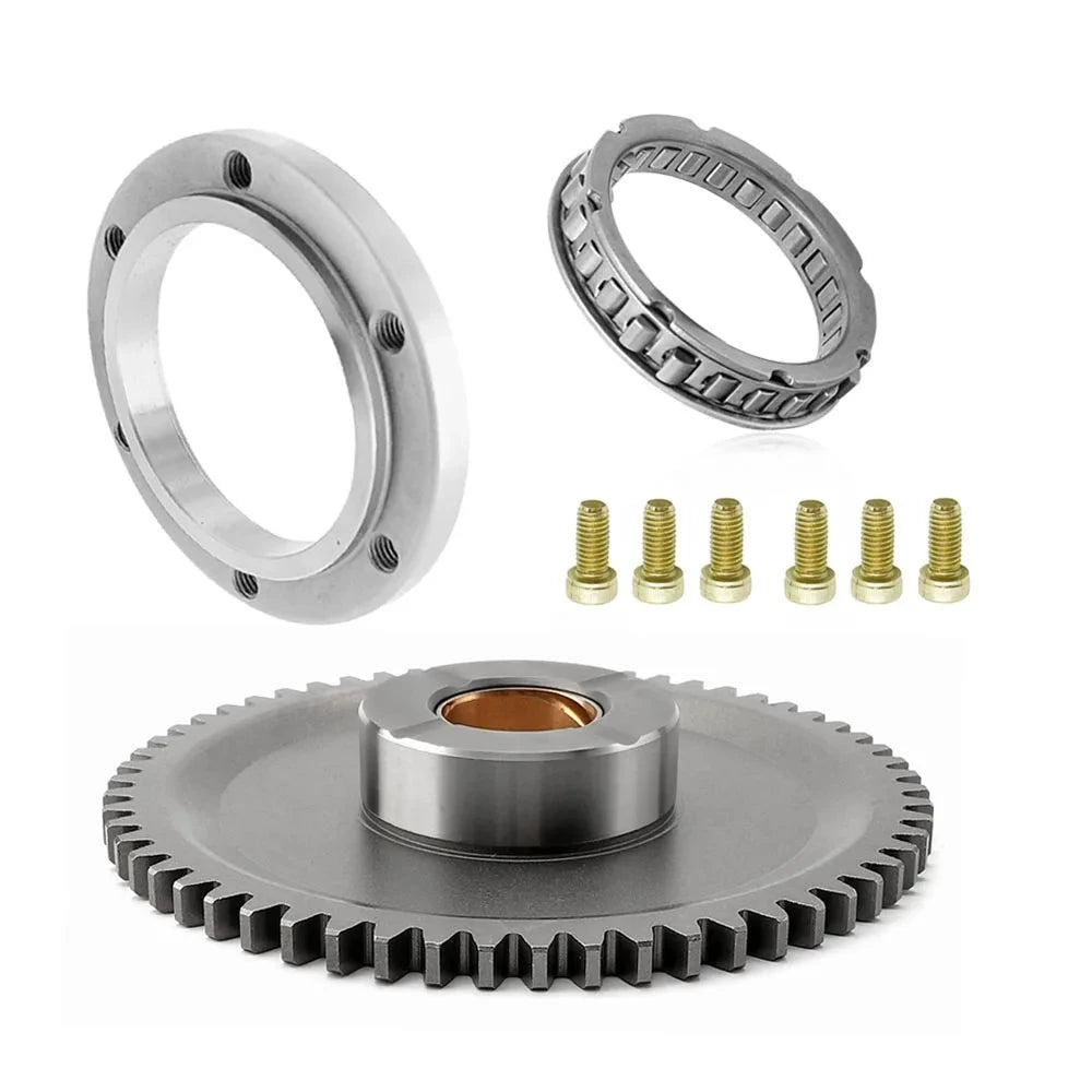 Starter Starting Clutch One Way Gear Bearing for Yamaha Grizzly Bruin Wolverine 350 2004-2009 5UH-15517-00-00 5KM-15590-00-00 A