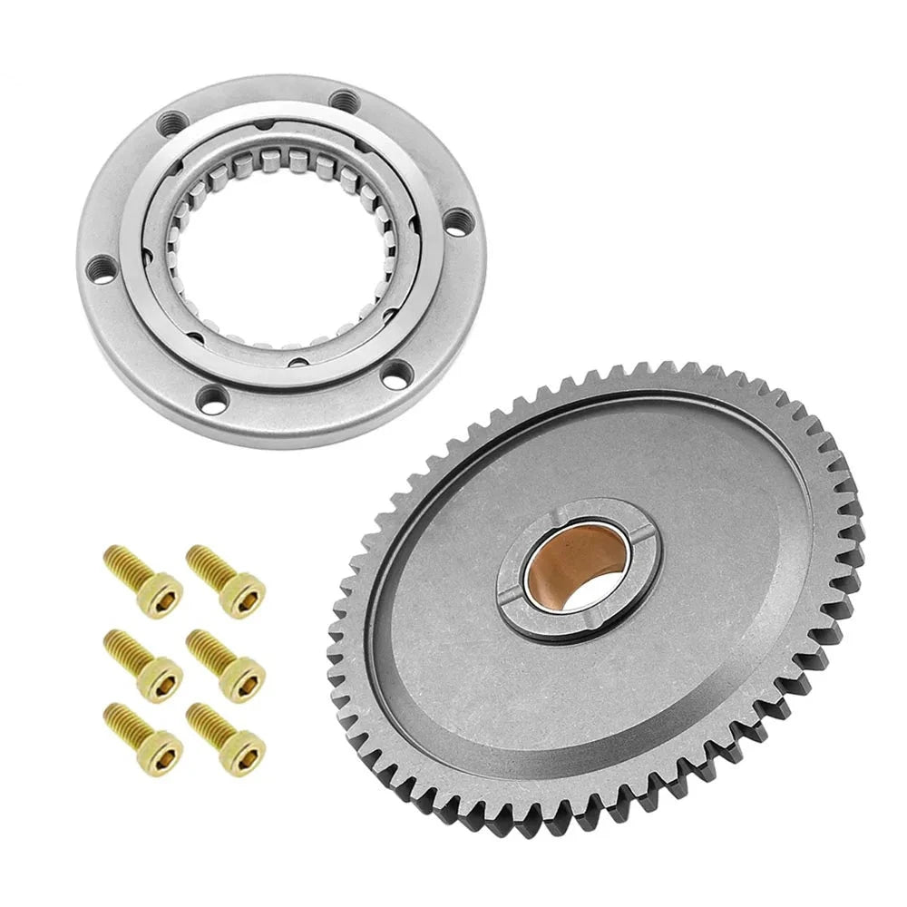 Starter Starting Clutch One Way Gear Bearing for Yamaha Grizzly Bruin Wolverine 350 2004-2009 5UH-15517-00-00 5KM-15590-00-00