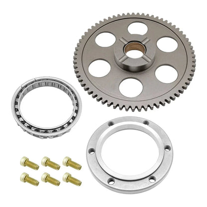 Starter Starting Clutch One Way Gear Bearing for Yamaha Grizzly Kodiak Rhino Wolverine 400 450 660 OEM: 15517 15590 Mati Powersports